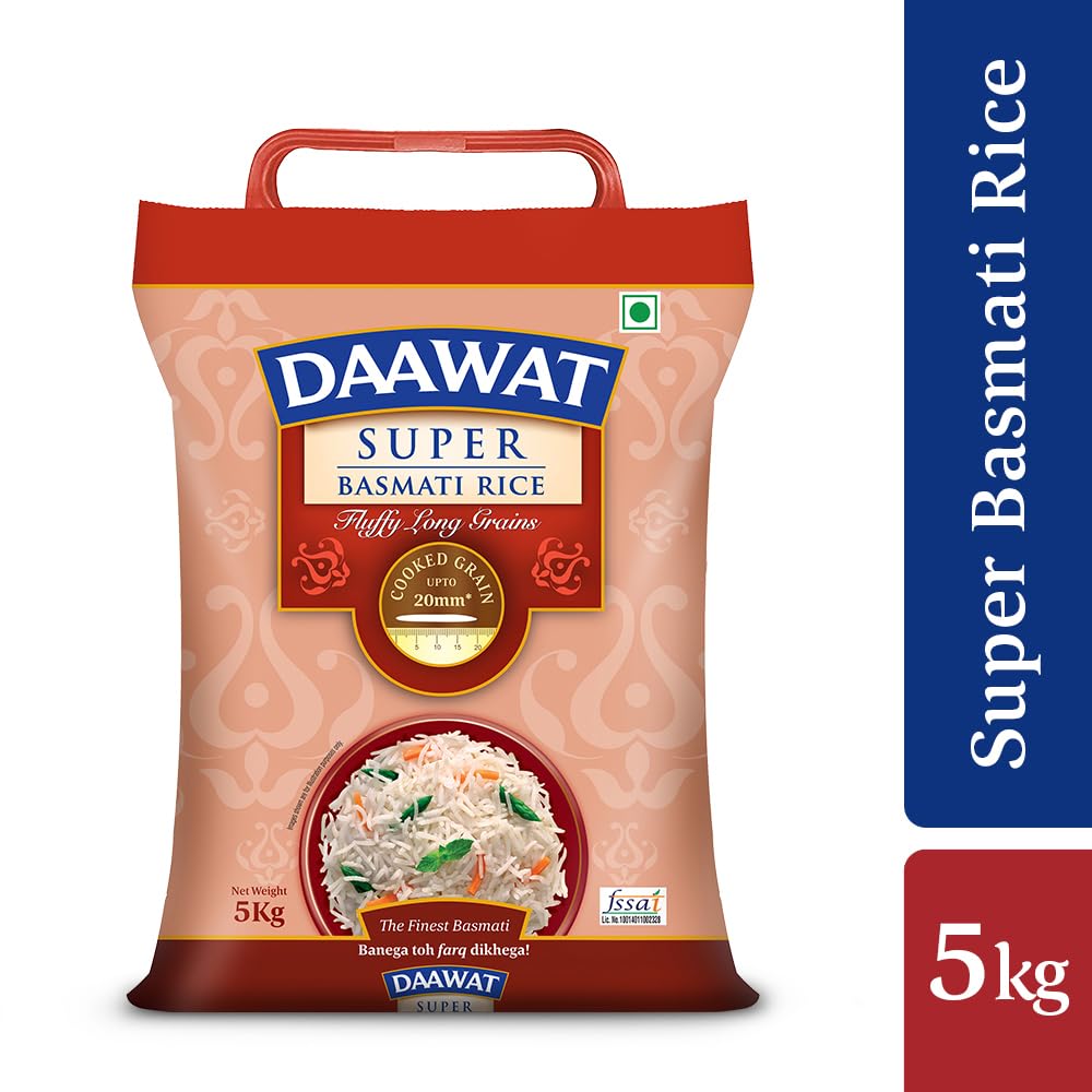 DAAWAT SUPER BASMATI RICE 5+1KG - SuperMarcheStore