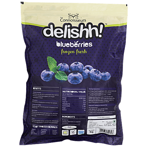 DELISHH FROZEN BLUEBERRIES 1KG - SuperMarcheStore