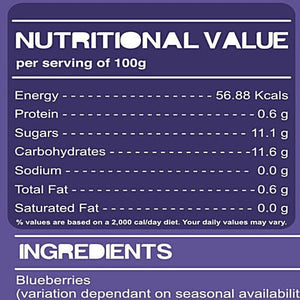 DELISHH FROZEN BLUEBERRY 500G - SuperMarcheStore
