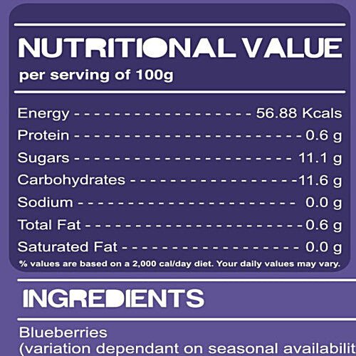 DELISHH FROZEN BLUEBERRY 500G - SuperMarcheStore