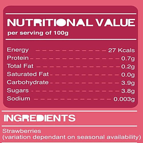 DELISHH FROZEN STRAWBERRY 500G - SuperMarcheStore