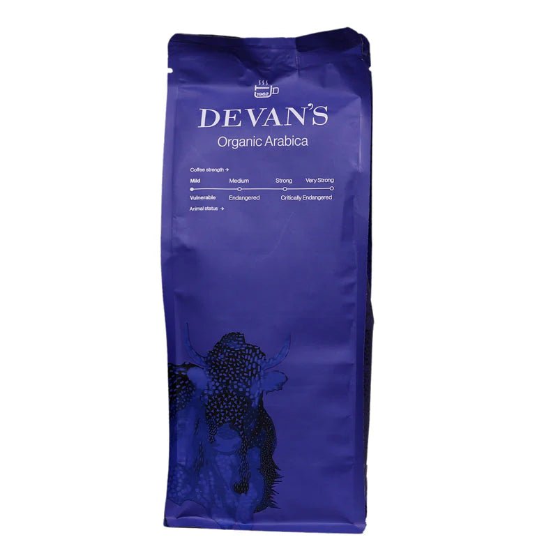 DEVANS ORGANIC ARABICA BEANS 500 GM - SuperMarcheStore