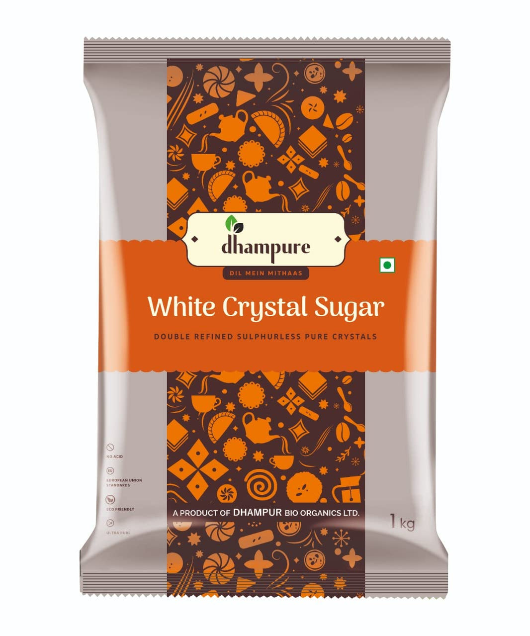 DHAMPURE WHITE CRYSTAL SUGAR 1 KG - SuperMarcheStore