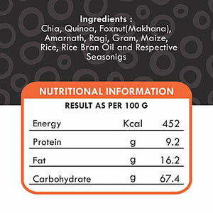 DIET FILS CHIA & QUINOA BARBEQUE ROASTED MILLET 125 GM - SuperMarcheStore