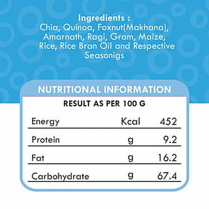 DIET FILS CHIA & QUINOA CHEESE CHILLI ROASTED MILLET 125 GM - SuperMarcheStore