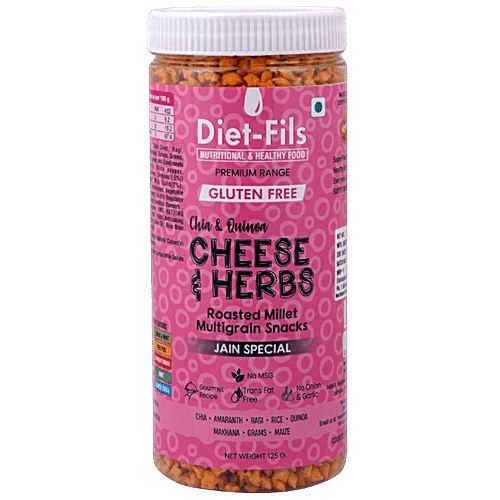 DIET FILS CHIA & QUINOA CHEESE & HERBS 125 GM - SuperMarcheStore