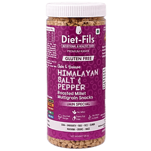 DIET FILS CHIA & QUINOA HIMALAYAN SALT N PEPPER ROASTED MILLET 125 GM - SuperMarcheStore