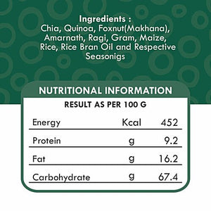 DIET FILS CHIA & QUINOA LEMON N MINT ROASTED MILLET 125 GM - SuperMarcheStore