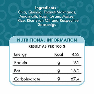 DIET FILS CHIA & QUINOA MINT ROASTED MILLET MULTIGRAIN 125 GM - SuperMarcheStore