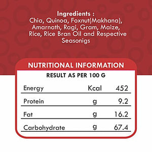DIET FILS CHIA & QUINOA SPANISH TOMATO ROASTED MILLET 125 GM - SuperMarcheStore