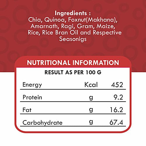 DIET FILS CHIA & QUINOA SPANISH TOMATO ROASTED MILLET 125 GM - SuperMarcheStore