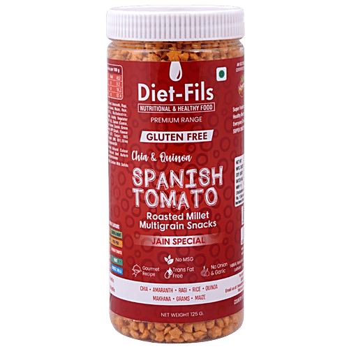 DIET FILS CHIA & QUINOA SPANISH TOMATO ROASTED MILLET 125 GM - SuperMarcheStore