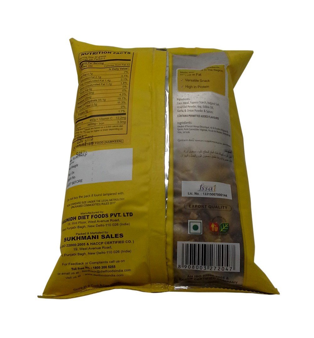 DIET FOODS CORN CHIPS 150 G - SuperMarcheStore