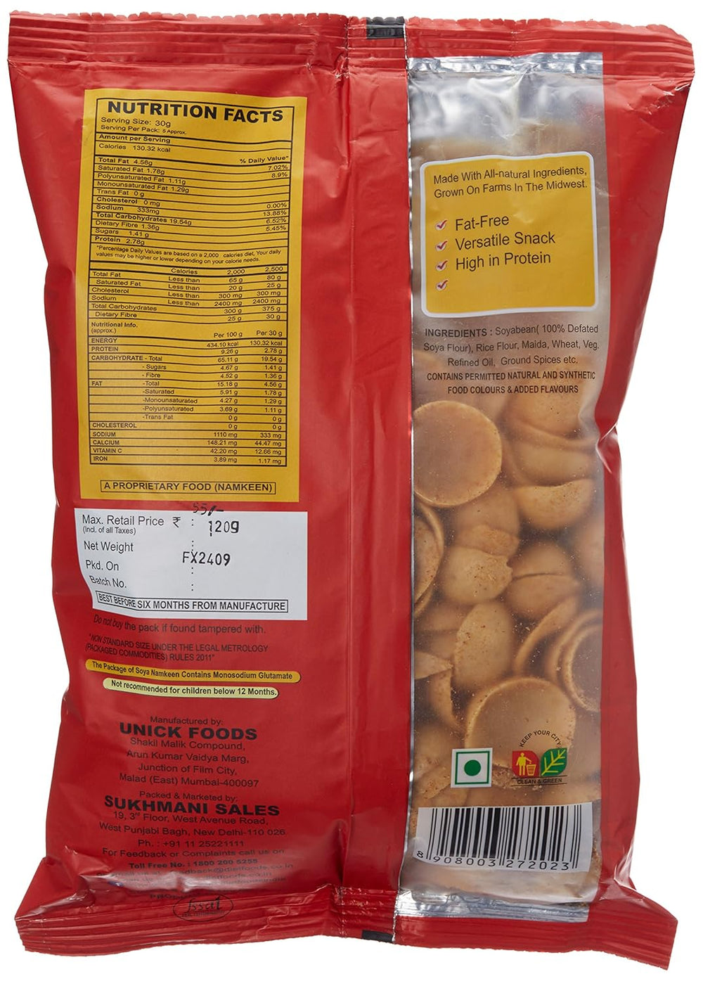 DIET FOODS SOYA KATORI 120 G - SuperMarcheStore
