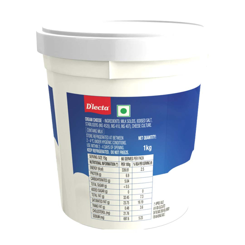DLECTA CREAM CHEESE 1KG - SuperMarcheStore