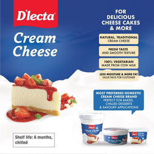 DLECTA CREAM CHEESE 1KG - SuperMarcheStore