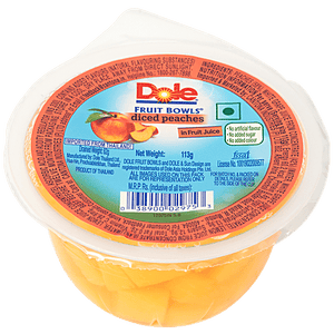 DOLE DICED PEACHES IN FRUIT JUICE 113 GM - SuperMarcheStore