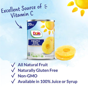 DOLE PINEAPPLE SLICES IN HEAVY SYRUP 836 GM - SuperMarcheStore