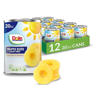 DOLE PINEAPPLE SLICES IN HEAVY SYRUP 836 GM - SuperMarcheStore