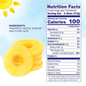 DOLE PINEAPPLE SLICES IN HEAVY SYRUP 836 GM - SuperMarcheStore