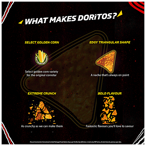 DORITOS MASALA MAYHEM NACHO 44 GM - SuperMarcheStore