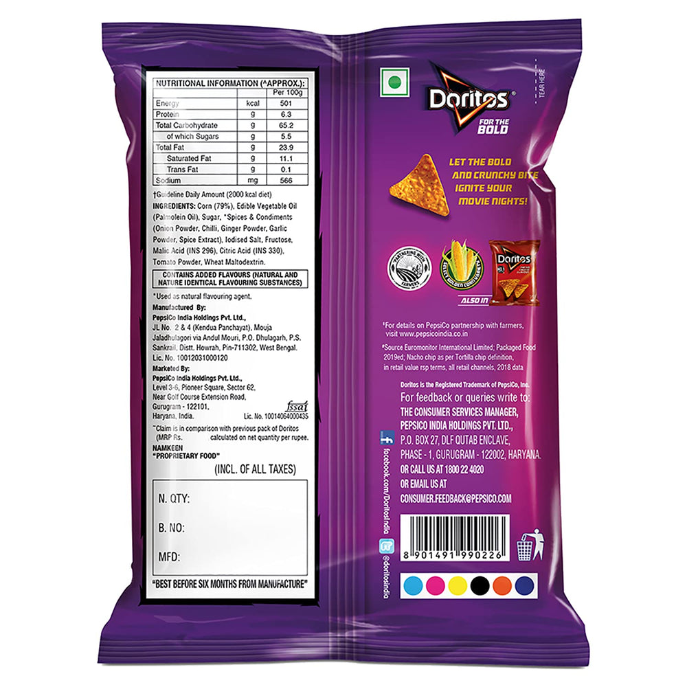 DORITOS SWEET CHILLI NACHO 44 GM - SuperMarcheStore