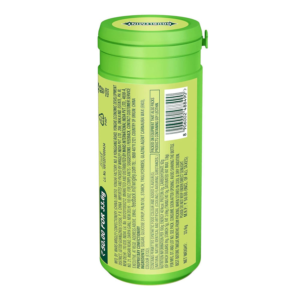DOUBLEMINT CHEW MINTS PEPPERMINT 33.6G - SuperMarcheStore