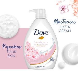 DOVE SAKURA BLOSOM BODY WASH 1 LTR - SuperMarcheStore