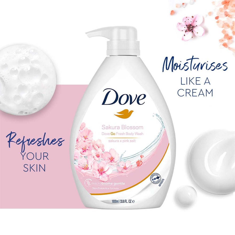 DOVE SAKURA BLOSOM BODY WASH 1 LTR - SuperMarcheStore