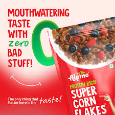 ALPINO PROTIEN RICH SUPER CORNFLAKES CHOCOLATE 750 GM