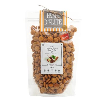 HOME DELITE LIME N SPICE RAGI PUFFS
