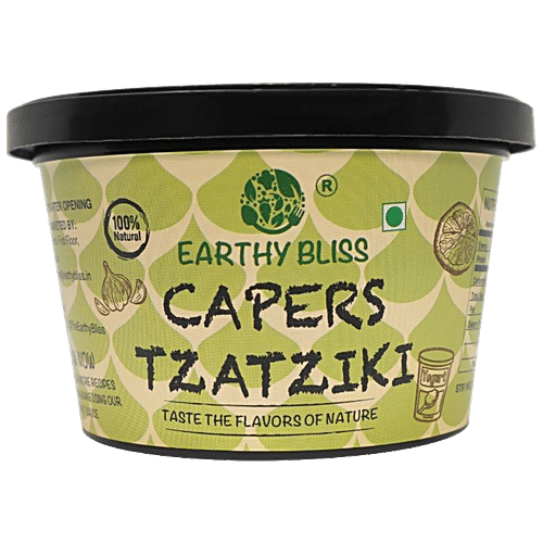 EARTHY BLISS CAPERS TZATZIKI DIP 160 GM - SuperMarcheStore