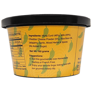 EARTHY BLISS CHEESY JALAPENO DIP 160 GM - SuperMarcheStore