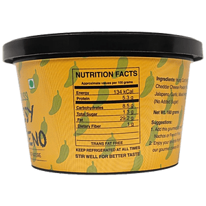 EARTHY BLISS CHEESY JALAPENO DIP 160 GM - SuperMarcheStore