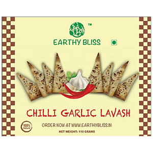 EARTHY BLISS CHILLI GARLIC LAVASH 110 GM - SuperMarcheStore