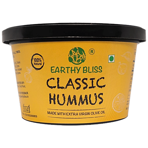 EARTHY BLISS CLASSIC HUMMUS 160 GM - SuperMarcheStore