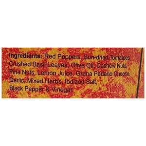EARTHY BLISS DIP PESTO ROSSO 160 GM - SuperMarcheStore