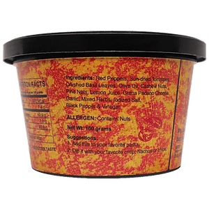 EARTHY BLISS DIP PESTO ROSSO 160 GM - SuperMarcheStore