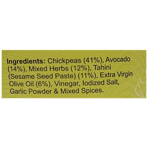 EARTHY BLISS HERBY AVO HUMMUS - SuperMarcheStore