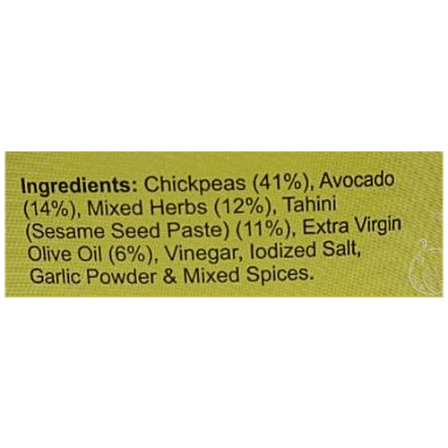 EARTHY BLISS HERBY AVO HUMMUS - SuperMarcheStore