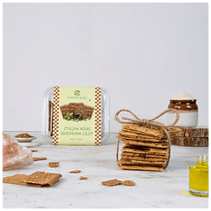 EARTHY BLISS ITALIAN HERBS SOURDOUGH CRISP 110 GM - SuperMarcheStore