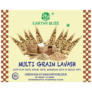 EARTHY BLISS MULTI GRAIN LAVASH 110 GM - SuperMarcheStore