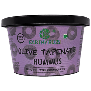 EARTHY BLISS OLIVE TAPENDAE HUMMUS DIP 160 GM - SuperMarcheStore