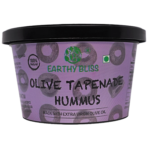 EARTHY BLISS OLIVE TAPENDAE HUMMUS DIP 160 GM - SuperMarcheStore