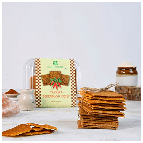 EARTHY BLISS PAPRIKA SOURDOUGH CRISP 110 GM - SuperMarcheStore