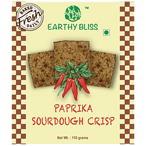 EARTHY BLISS PAPRIKA SOURDOUGH CRISP 110 GM - SuperMarcheStore