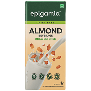 EPIGAMIA DAIRY FREE ALMOND MILK UNSWEETENED 1LT - SuperMarcheStore
