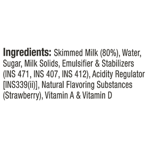 EPIGAMIA ORIGINS MILKSHAKE STRAWBERRY 180ML - SuperMarcheStore