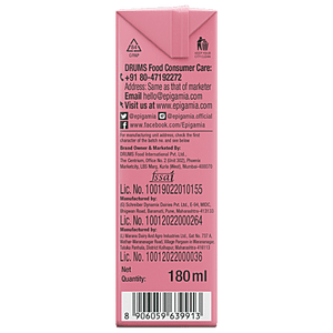 EPIGAMIA ORIGINS MILKSHAKE STRAWBERRY 180ML - SuperMarcheStore