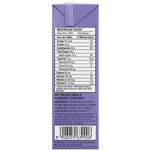EPIGAMIA ORIGINS MILKSHAKE VANILLA 180ML - SuperMarcheStore